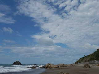 赤羽根の海